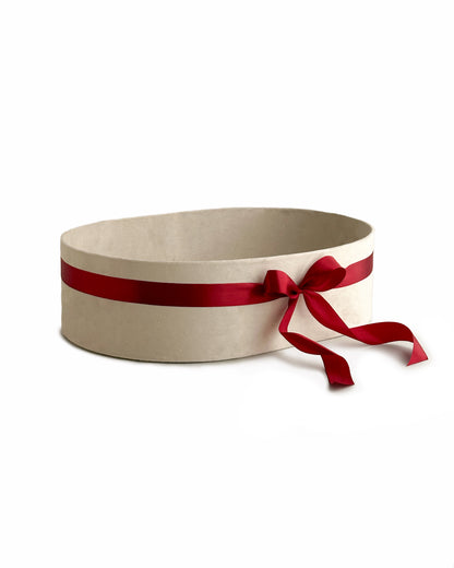 Upholstered Suede Basket