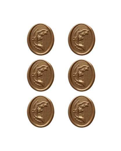 Wax Seals - Gold Bloom