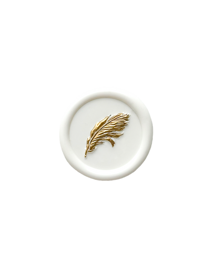 Wax Seals - Gold Feather