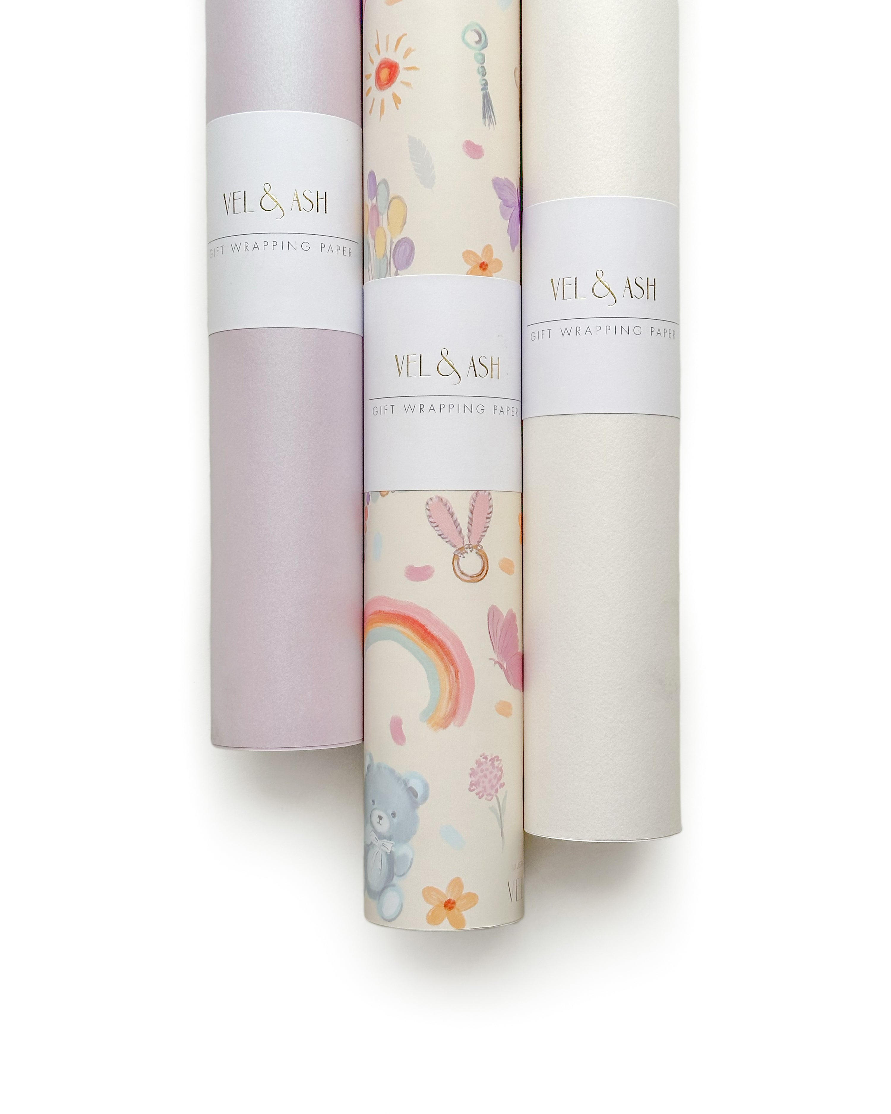 Complete Ash Paper Wrapping Paper Set – Vel&Ash