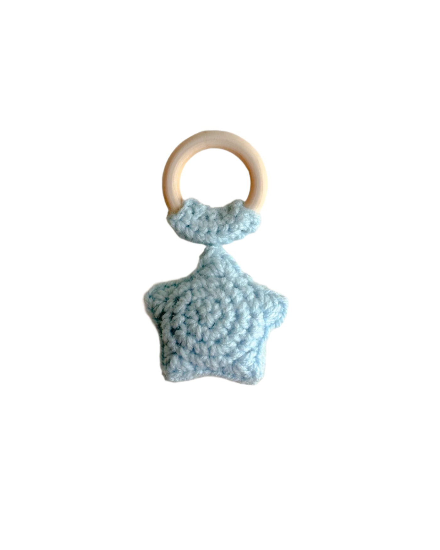 Blue Star Crochet Rattler