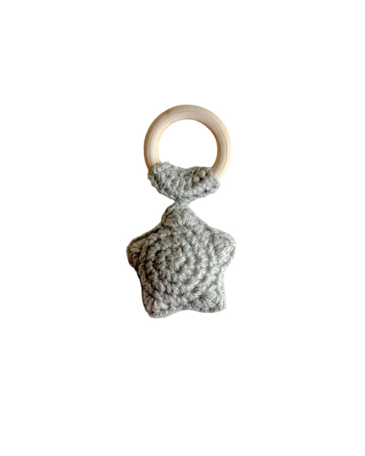 Grey Star Crochet Rattler