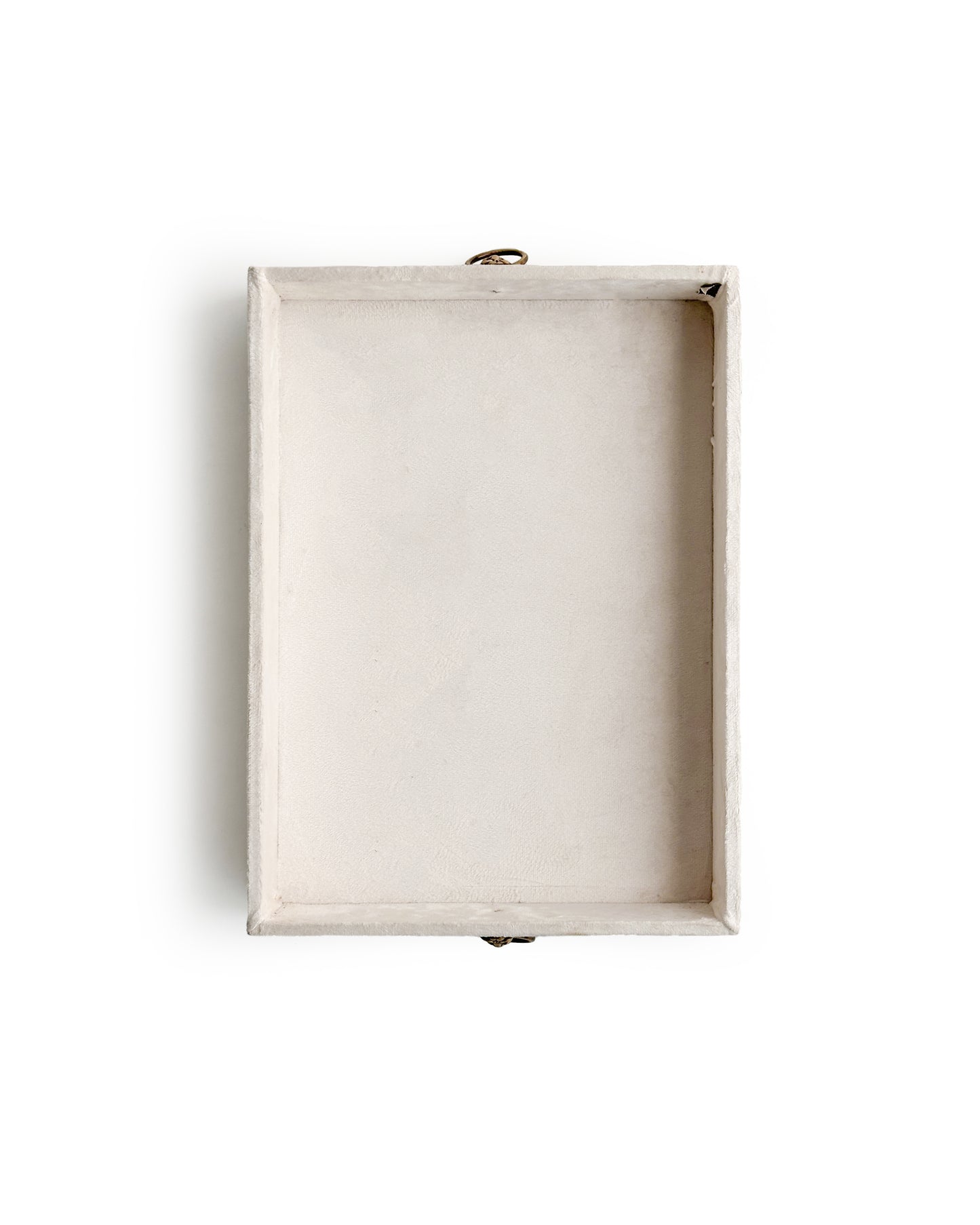 Upholstered Suede Tray