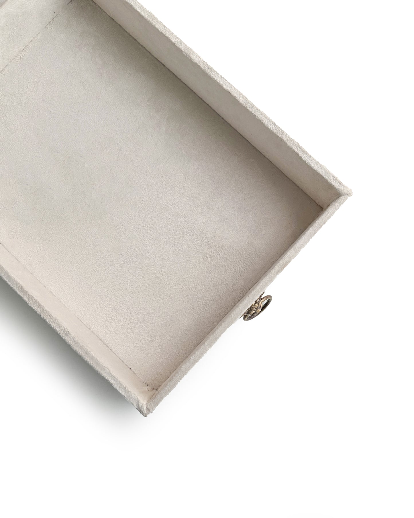 Upholstered Suede Tray