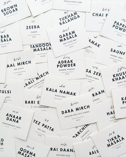 Kitchen Spice & Pantry Label Collection
