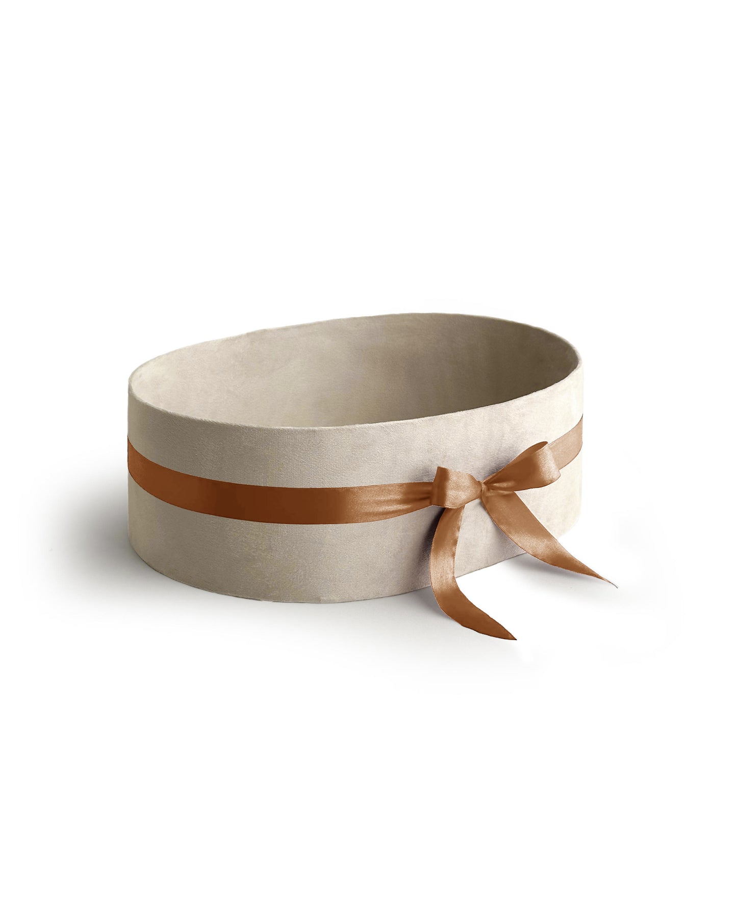 Upholstered Suede Basket